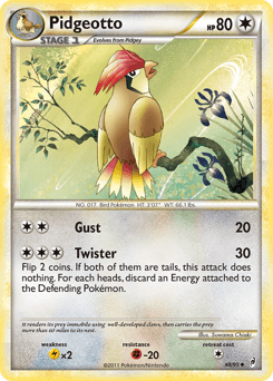 Pidgeotto 48/95 — Call of Legends