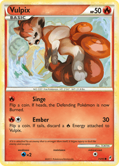 Vulpix 75/95 — Call of Legends