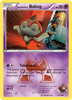 Team Magma's Baltoy 10/34 — Double Crisis
