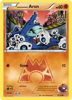 Team Magma's Aron 12/34 — Double Crisis