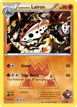 Team Magma's Lairon 13/34 — Double Crisis