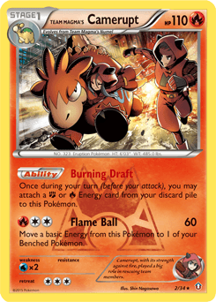 Team Magma's Camerupt 2/34 — Double Crisis