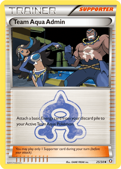 Team Aqua Admin 25/34 — Double Crisis