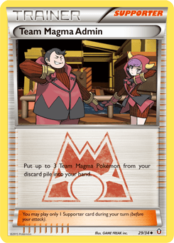 Team Magma Admin 29/34 — Double Crisis