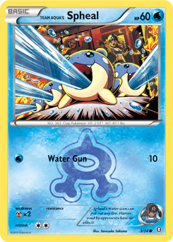 Team Aqua's Spheal 3/34 — Double Crisis