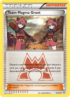 Team Magma Grunt 30/34 — Double Crisis