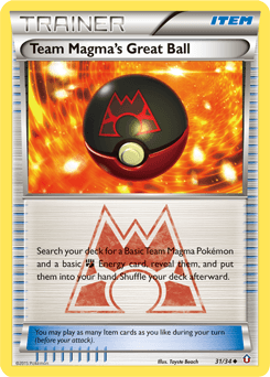 Team Magma's Great Ball 31/34 — Double Crisis