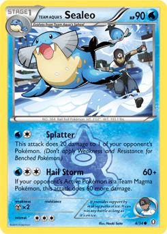 Team Aqua's Sealeo 4/34 — Double Crisis