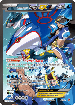 Team Aqua's Kyogre-EX 6/34 — Double Crisis
