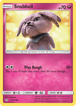 Snubbull 15/18 — Detective Pikachu