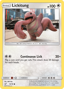 Lickitung 16/18 — Detective Pikachu
