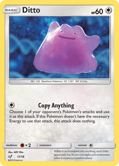 Ditto 17/18 — Detective Pikachu