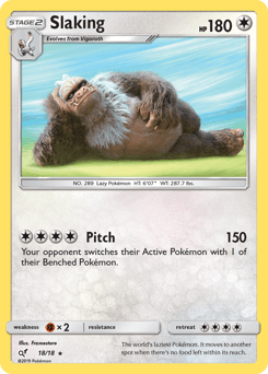 Slaking 18/18 — Detective Pikachu