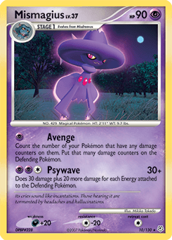 Mismagius 10/130 — Diamond & Pearl