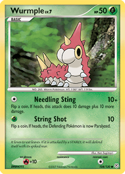 Wurmple 104/130 — Diamond & Pearl