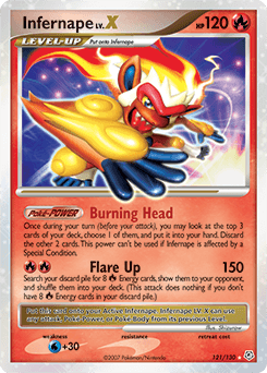Infernape LV.X 121/130 — Diamond & Pearl