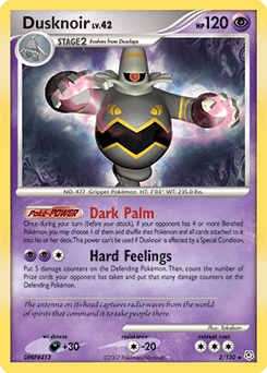 Dusknoir 2/130 — Diamond & Pearl