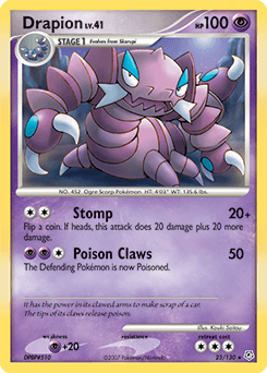 Drapion 23/130 — Diamond & Pearl