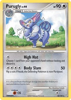 Purugly 36/130 — Diamond & Pearl