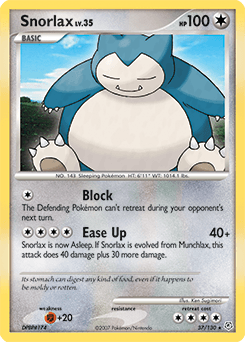 Snorlax 37/130 — Diamond & Pearl