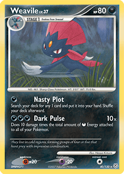 Weavile 40/130 — Diamond & Pearl