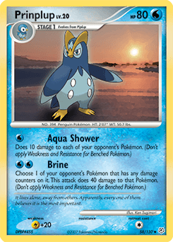 Prinplup 58/130 — Diamond & Pearl
