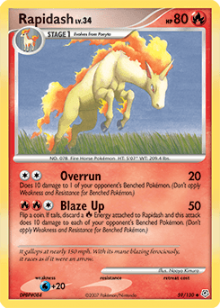 Rapidash 59/130 — Diamond & Pearl