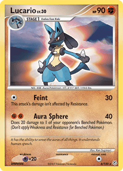 Lucario 6/130 — Diamond & Pearl