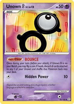 Unown [B] 66/130 — Diamond & Pearl