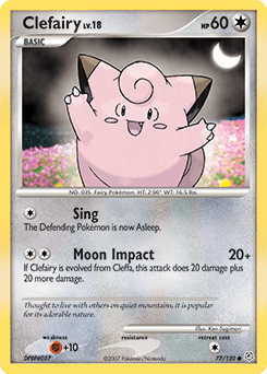Clefairy 77/130 — Diamond & Pearl