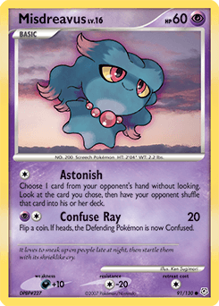 Misdreavus 91/130 — Diamond & Pearl