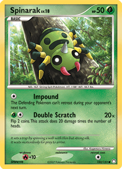 Spinarak 103/123 — Mysterious Treasures