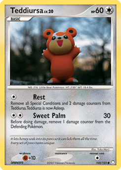 Teddiursa 105/123 — Mysterious Treasures