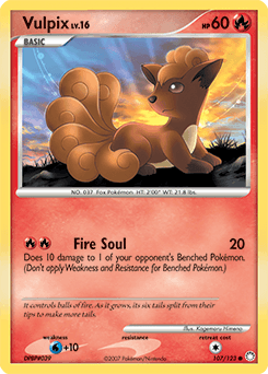 Vulpix 107/123 — Mysterious Treasures