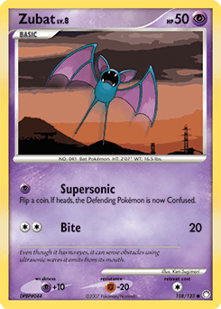 Zubat 108/123 — Mysterious Treasures