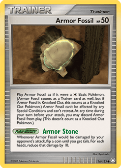 Armor Fossil 116/123 — Mysterious Treasures