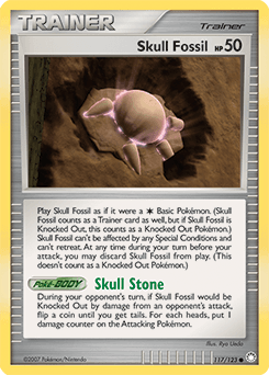 Skull Fossil 117/123 — Mysterious Treasures