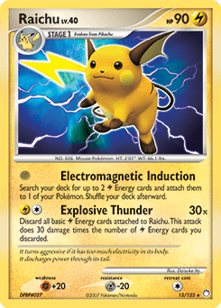 Raichu 15/123 — Mysterious Treasures