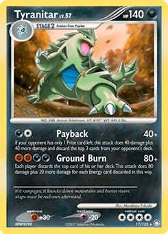 Tyranitar 17/123 — Mysterious Treasures