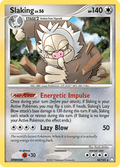 Slaking 34/123 — Mysterious Treasures