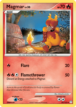 Magmar 54/123 — Mysterious Treasures