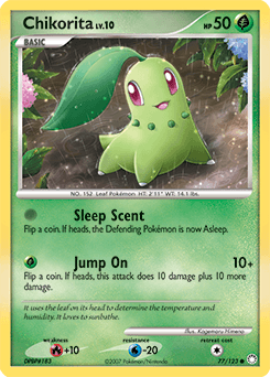 Chikorita 77/123 — Mysterious Treasures
