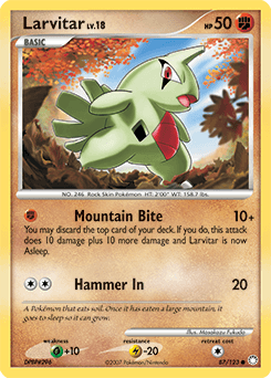 Larvitar 87/123 — Mysterious Treasures
