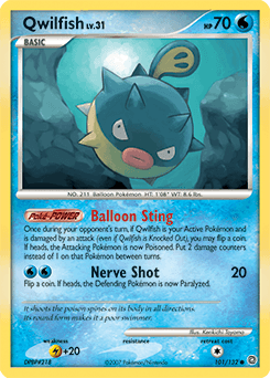 Qwilfish 101/132 — Secret Wonders
