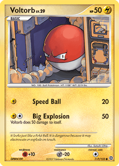 Voltorb 117/132 — Secret Wonders