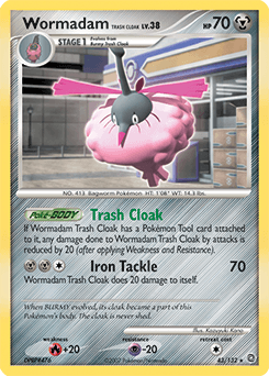 Wormadam Trash Cloak 43/132 — Secret Wonders