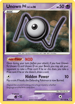 Unown [N] 69/132 — Secret Wonders
