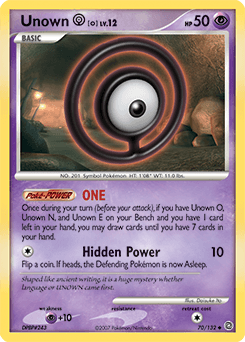 Unown [O] 70/132 — Secret Wonders