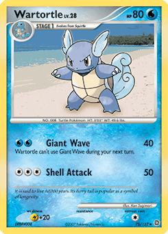Wartortle 75/132 — Secret Wonders