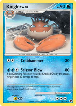 Kingler 20/106 — Great Encounters